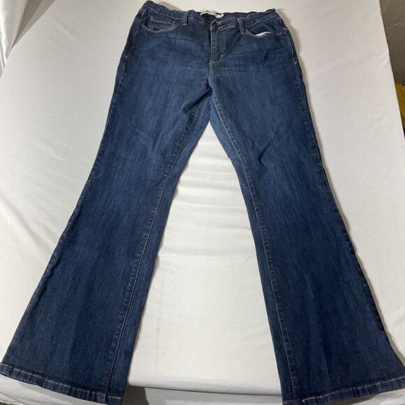 Levis Womens 515 Bootcut Jeans Size 12 Medium Wash Stretch Denim - Picture 2 of 12